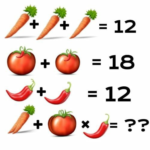Can you solve carrot picture puzzle? 99 Riddles